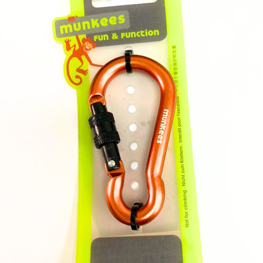 MUNKEES Pear-Shape Carabiner - Orange, 50% OFF