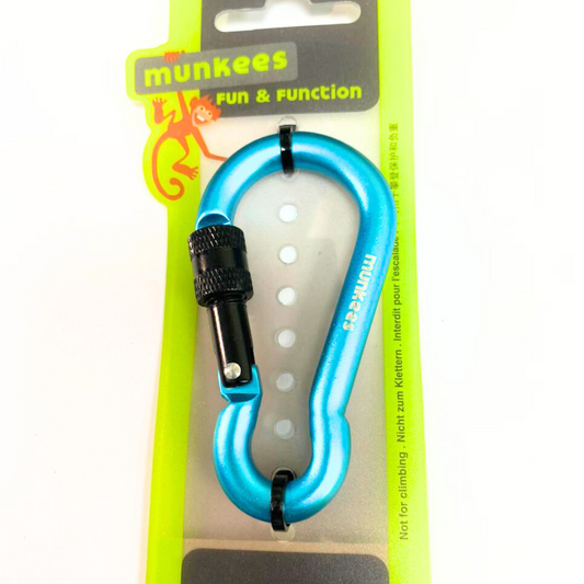 MUNKEES Pear-Shape Carabiner - Blue, 50% OFF