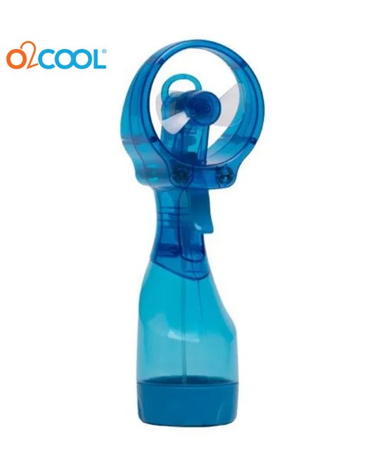 O2COOL Deluxe Handheld Battery Powered Misting Fan - BLUE