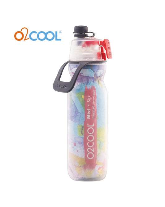 O2COOL ArcticSqueeze Insulated Mist 'N Sip Squeeze Bottle 20 oz - (Water Color 3)