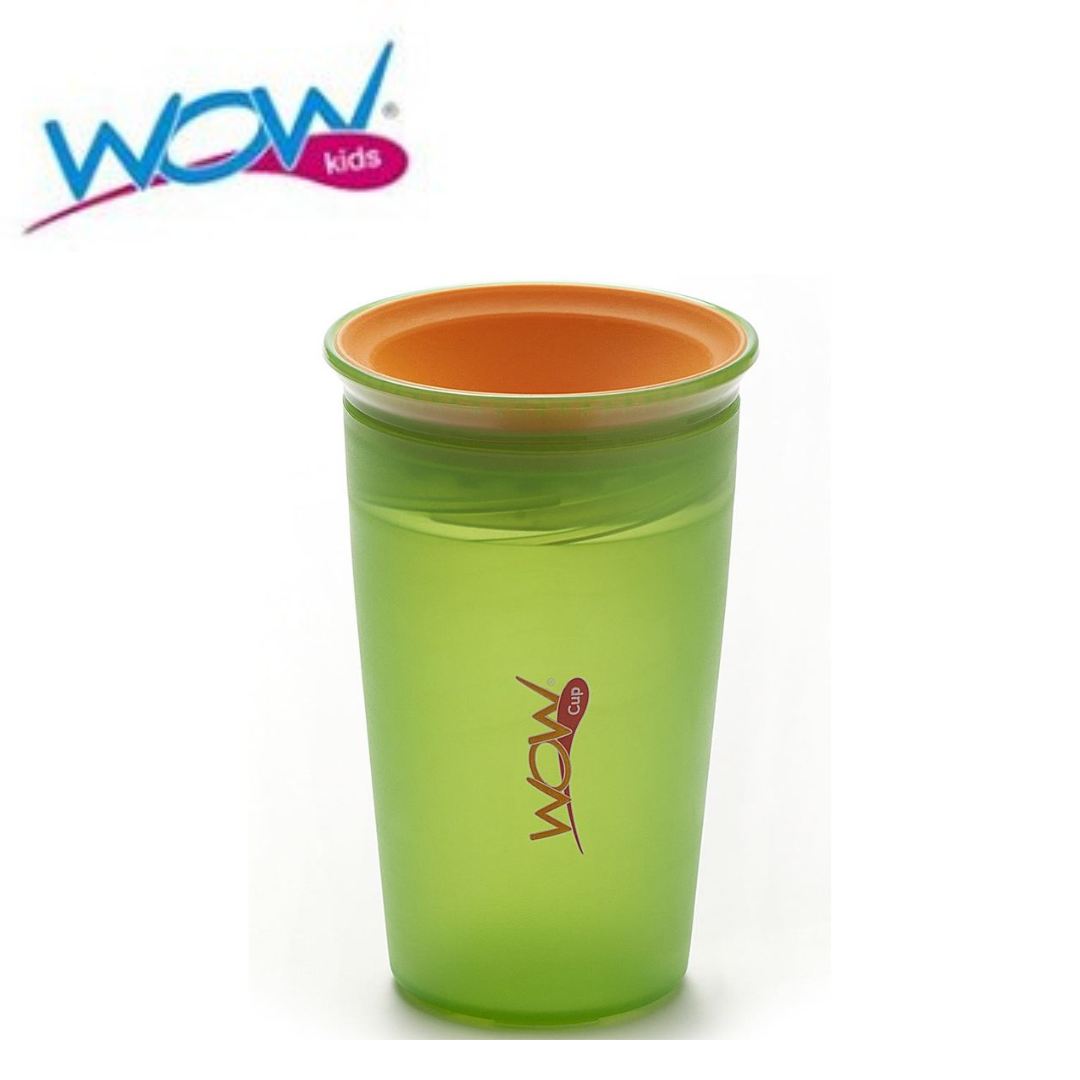 WOW CUP 226 - (Translucent) SPILL FREE DRINKING CUP - (GREEN)