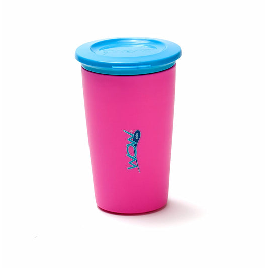 Wow Cup 201 - Kids Original 360 Sippy Spoutless Cups (Assorted Colors) (Pink Unisex)