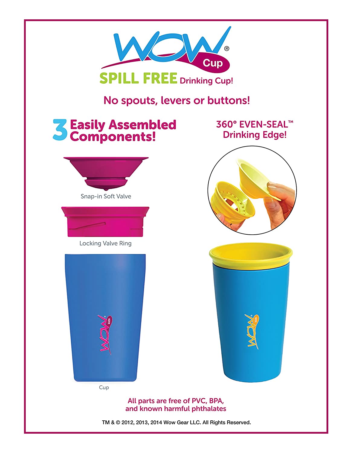 Wow Cup 202 - BPA Free - 9 Ounce (Green)