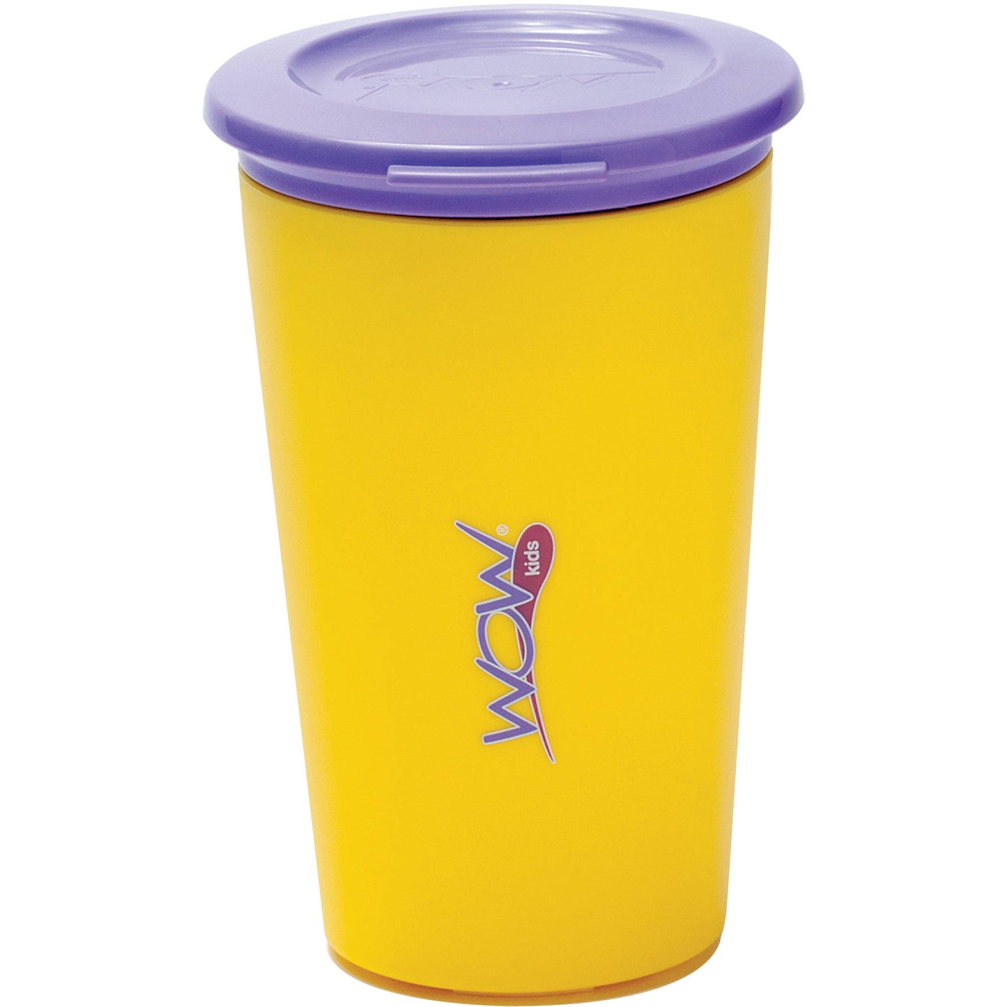 WOW Cup 205® for Kids with Freshness Lid, YELLOW/PURPLE