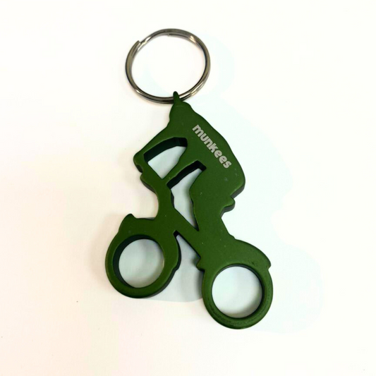 Munkees Cycling Keychain - Green 50% OFF