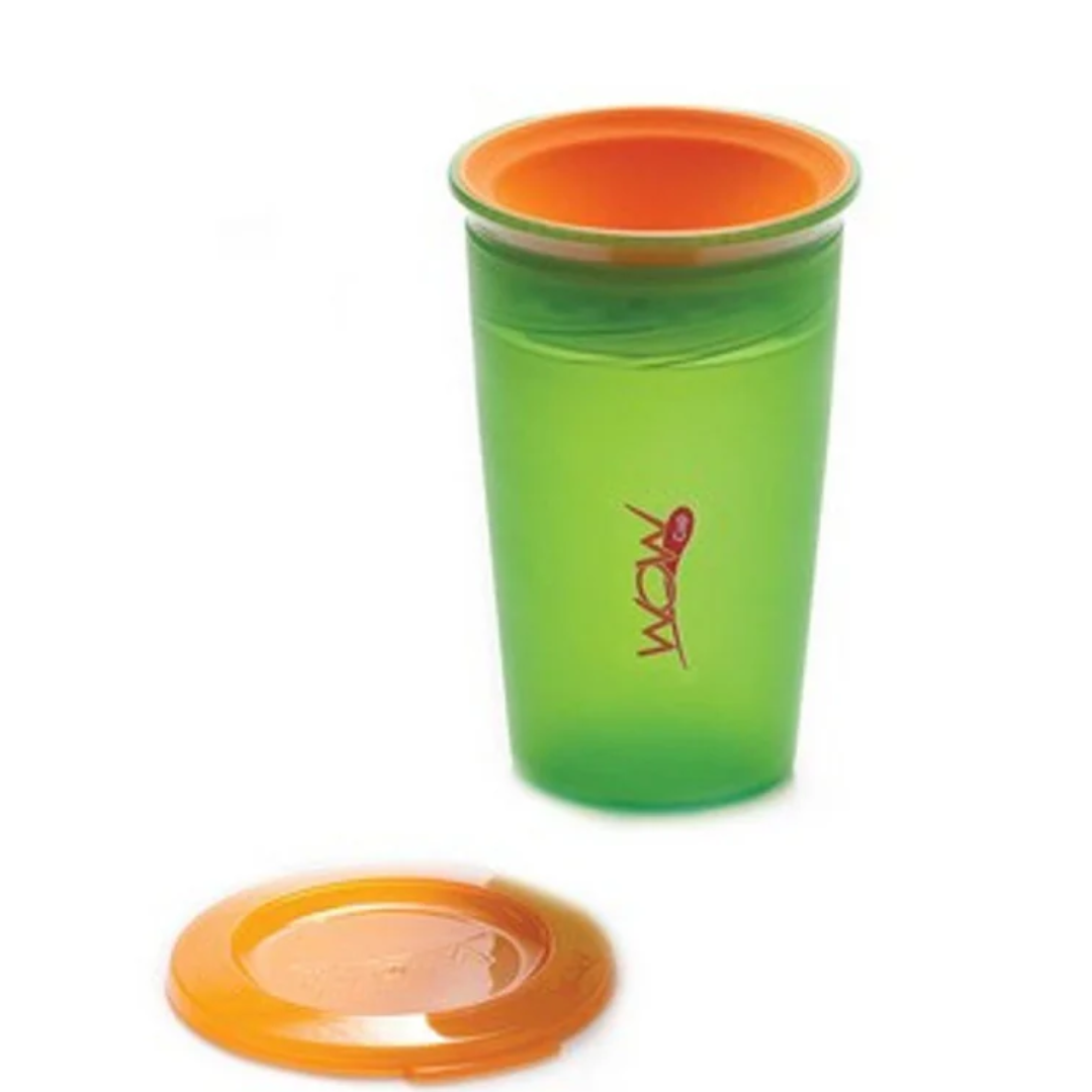 WOW CUP 226 - (Translucent) SPILL FREE DRINKING CUP - (GREEN)