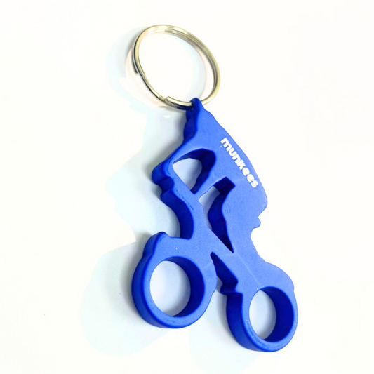 MUNKEES Cycling Keychain - Blue 50% OFF