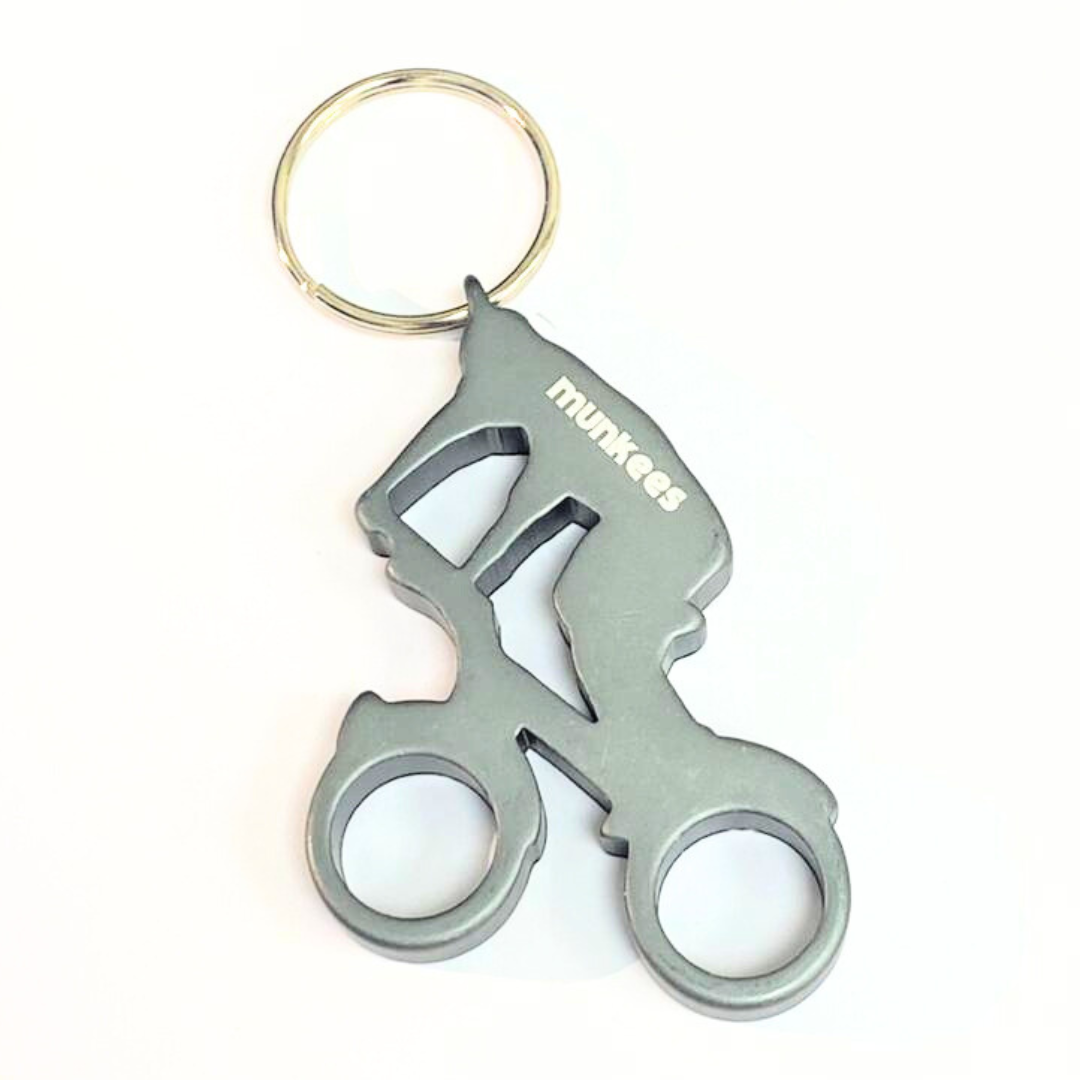 MUNKEES Cycling Keychain - Silver 50% OFF