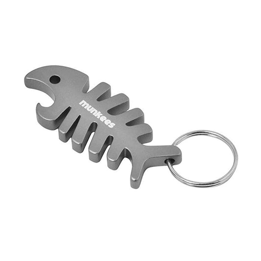 MUNKEES Fish Bottle Opener Keychain- Gray, 50% Off