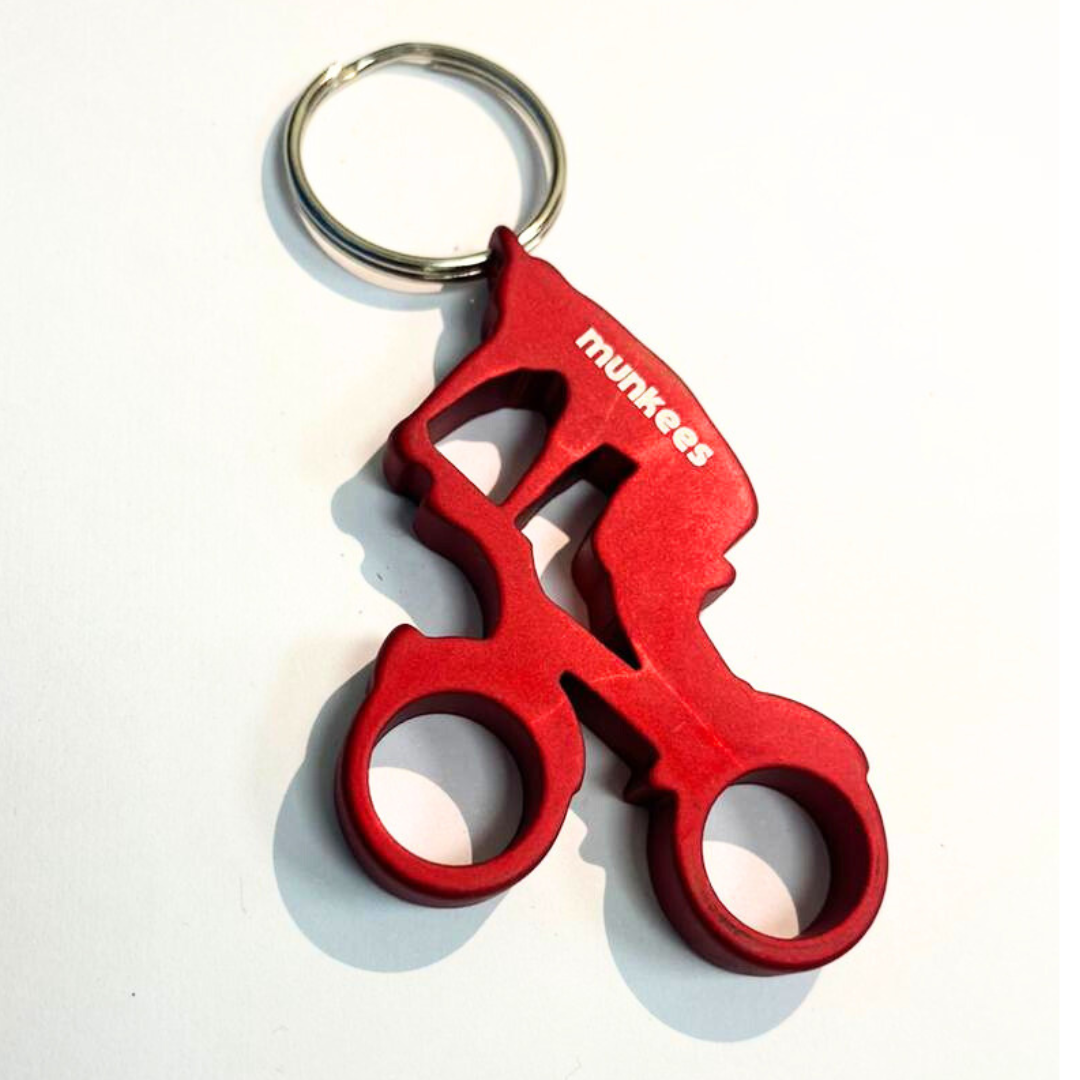 MUNKEES Cycling Keychain - Red 50% OFF